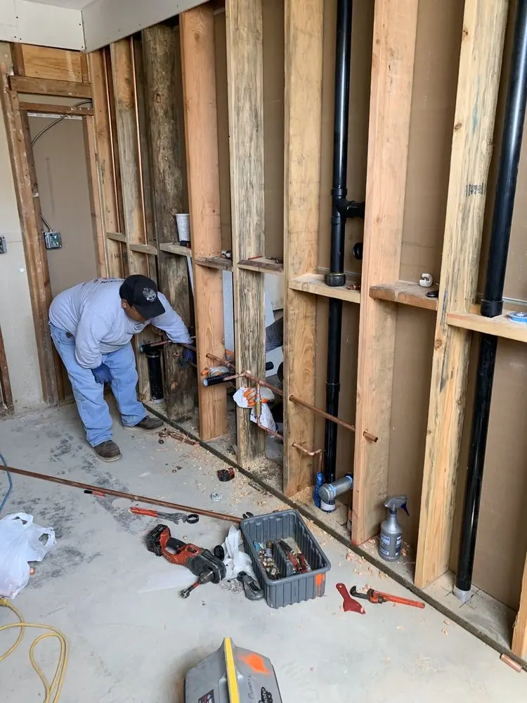 Commercial rough-in plumbing for Commercial Plumbing in East Lyme